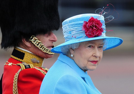 Britain celebrates queen's official birthday