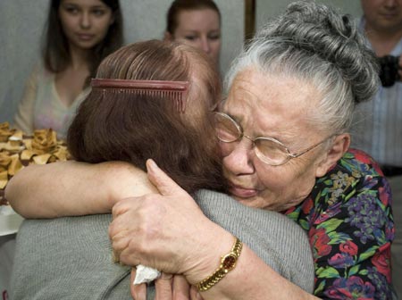 Long-lost sisters reunited