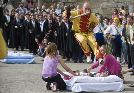 Corpus Christi celebrated in Spain