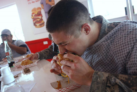 Have a taste: Quadruple Bypass Burger