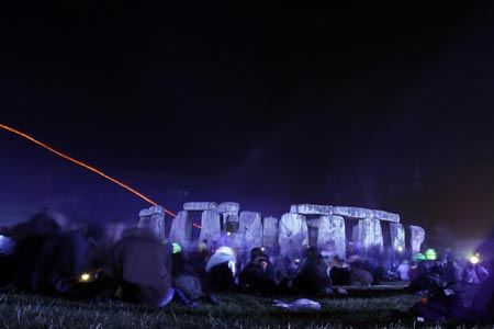 Summer solstice celebrated at the Stonehenge monument