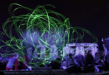 Summer solstice celebrated at the Stonehenge monument