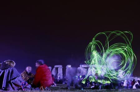 Summer solstice celebrated at the Stonehenge monument