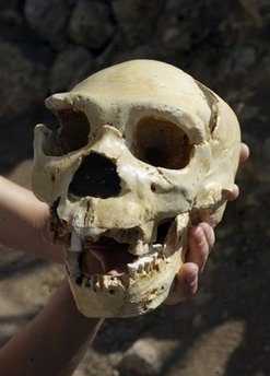 The first Europeans were cannibals: archaeologists