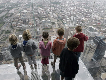 View from Chicago's 'Ledge' gets more dizzying