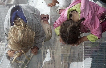 View from Chicago's 'Ledge' gets more dizzying