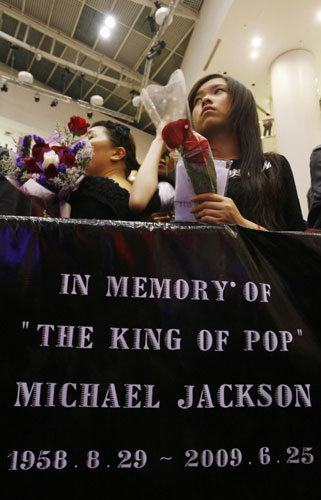 Chinese fans mourn Michael Jackson