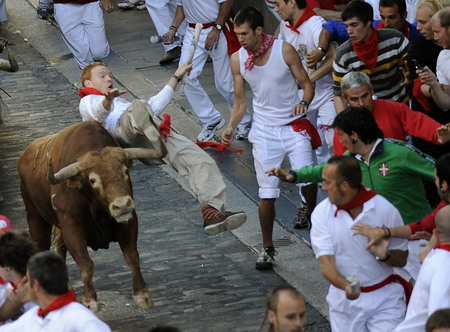 Man gored to death at Pamplona, 1st since '95