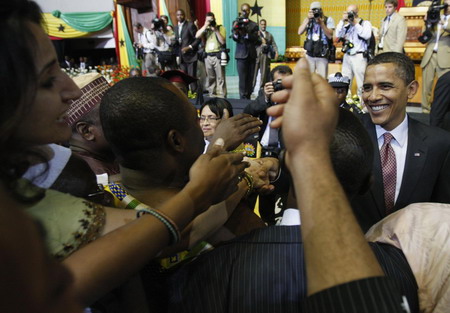 Obama's whirlwind Ghana trip