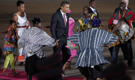 Obama's whirlwind Ghana trip