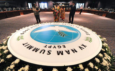 15th NAM summit to kick off Wednesday in Egypt