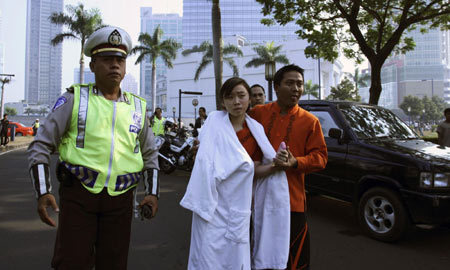 9 dead, 50 wounded in Jakarta blasts