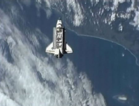 Endeavour docks with Int'l Space Station