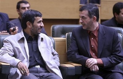 Ahmadinejad's vice president choice rejected