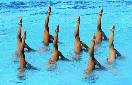Dance in the pool