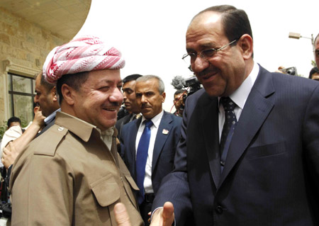 Iraqi PM visits Kurdistan for land, oil talks
