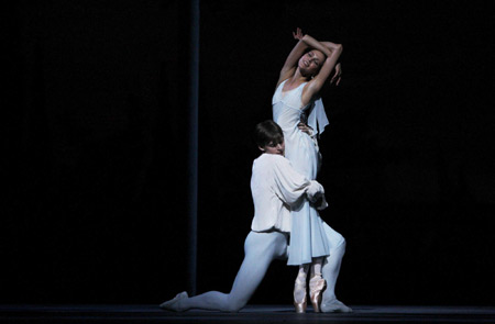 Ballet play 'Romeo and Juliet' rehearsed in London