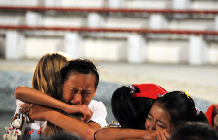 Children from quake-hit area end rehab in Russia