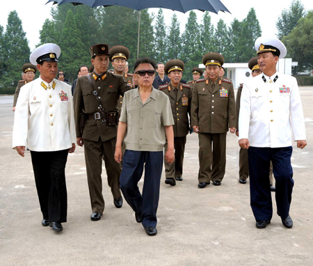 Top DPRK leader inspects naval university