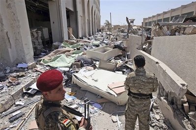 Iraq's al-Qaida claims Baghdad government bombings