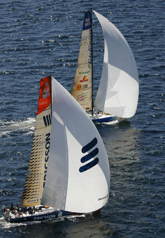 Volvo Ocean Race in Swedish archipelago