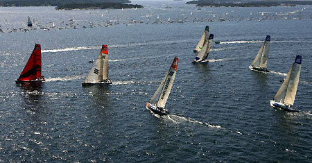 Volvo Ocean Race in Swedish archipelago