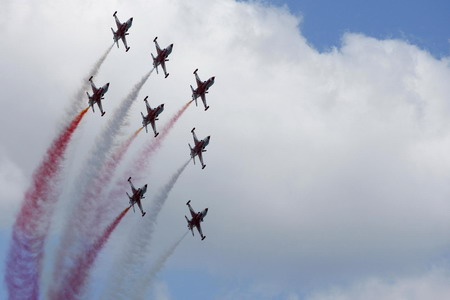 Ceremony held for the air force graduates in Istanbul