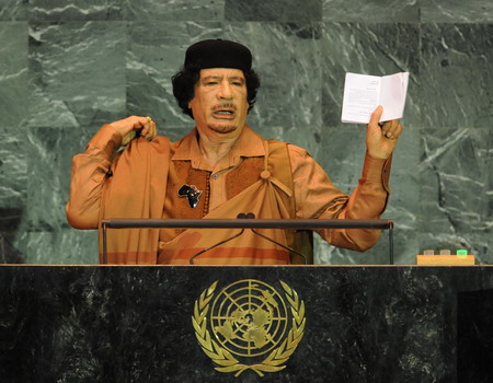 Qaddafi slams Security Council