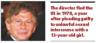 Expecting to get award in Switzerland, director Polanski detained