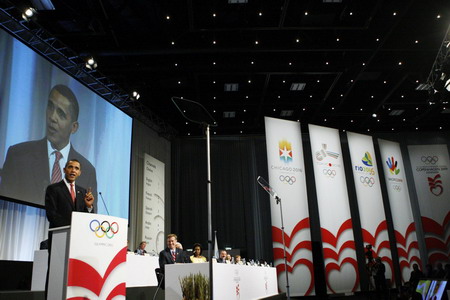 Obama makes pitch for Olympics