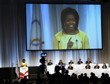 Obama makes pitch for Olympics