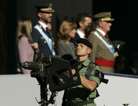Military parade to celebrate Spain's National Day