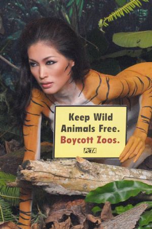 Anti-animal-captivity advertisement shot in Malaysia