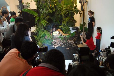 Anti-animal-captivity advertisement shot in Malaysia
