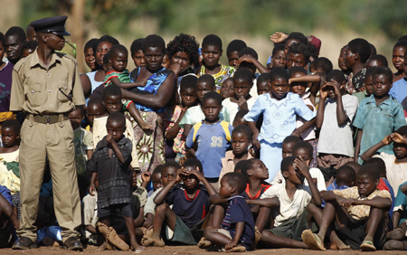 Madonna launches Malawi school construction