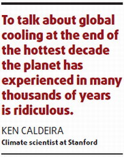 Statisticians reject global 'cooling' idea