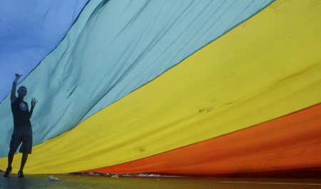 Gay parade in Rio de Janeiro