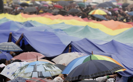 Gay parade in Rio de Janeiro