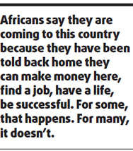My point: African community needs more attention