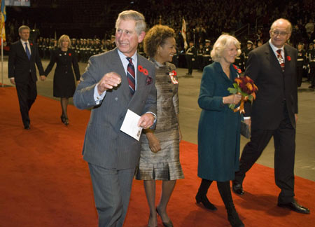 Britain's Prince Charles and wife visit Canada