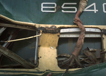 At least 12 killed in Pakistan train collision