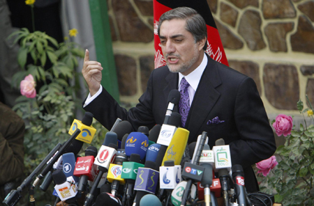 Abdullah lashes at Afghan election body's decision