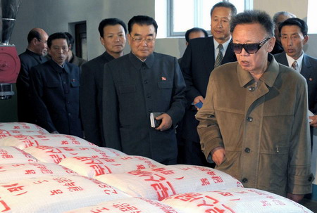 Kim visits a domestic factory