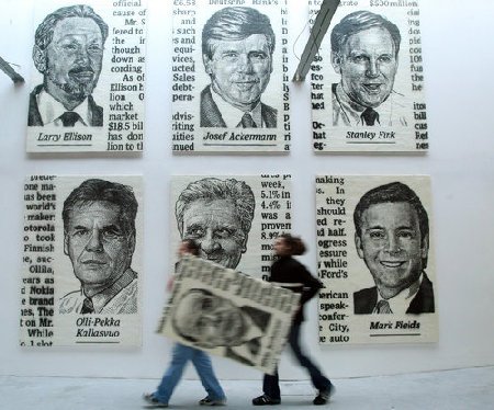 'Wall Street 100' exhibition in London