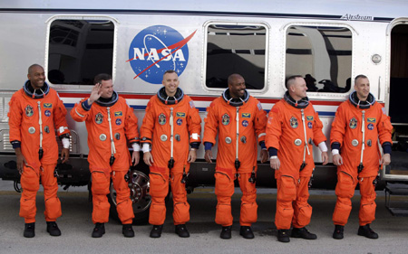 Space shuttle Atlantis lifts off on supply mission