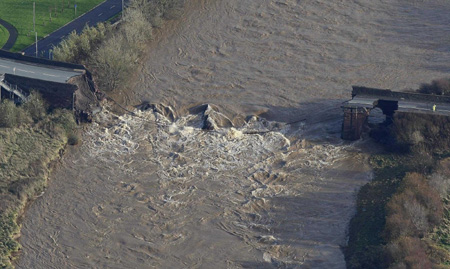 UK hit by floods after record rainfall
