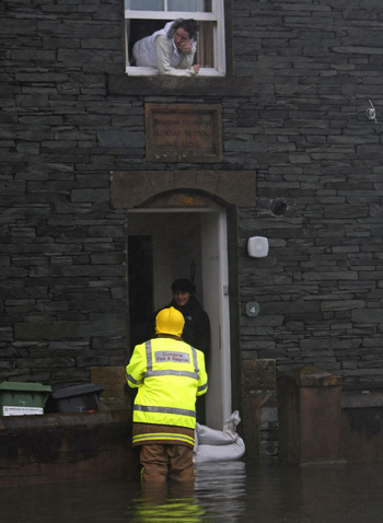 UK hit by floods after record rainfall