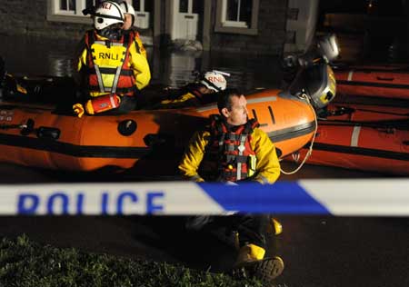 UK hit by floods after record rainfall