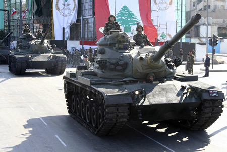 Lebanon's independence day military parade
