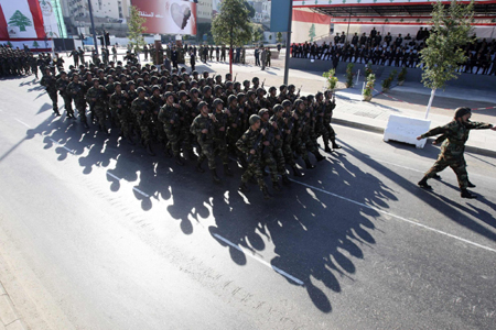 Lebanon's independence day military parade